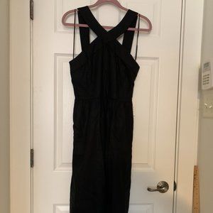 Women's Sleeveless Linen Dress - A New Day™ Black